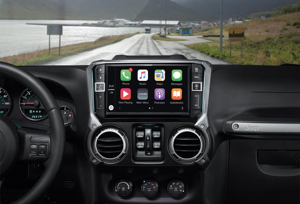 Alpine Restyle i209-WRA Digital Media Receiver for 2011-up Jeep Wranglers